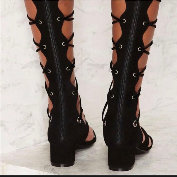 Jeffrey Campbell Bryndis Suede Gladiator Sandal, 6 - Picture 3 of 7